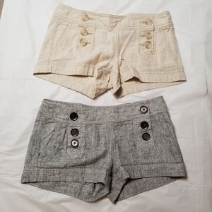 Shorts. Size 00. Like new. Bundle. Express